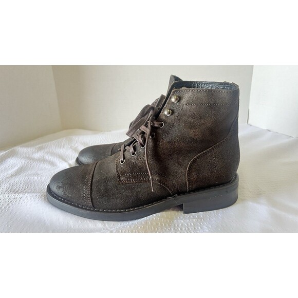 Thursday Boot Company Captain Brown Suede Men’s Lace Up Boots Sz 9.5 main image 5